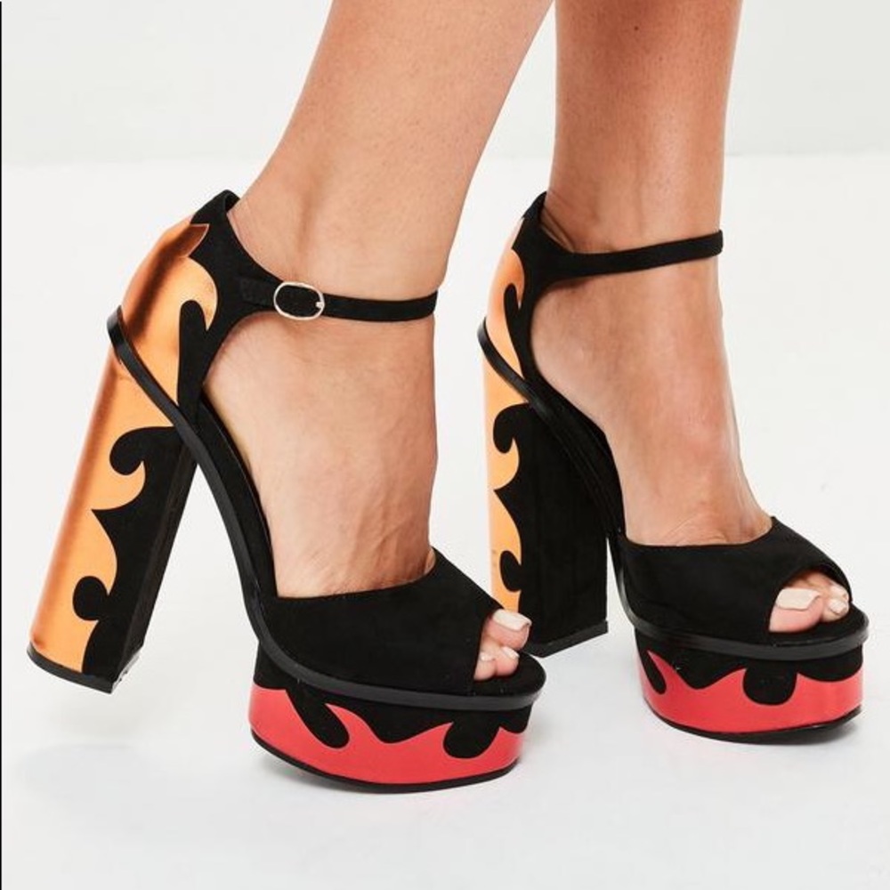 Missguided Flame Heels